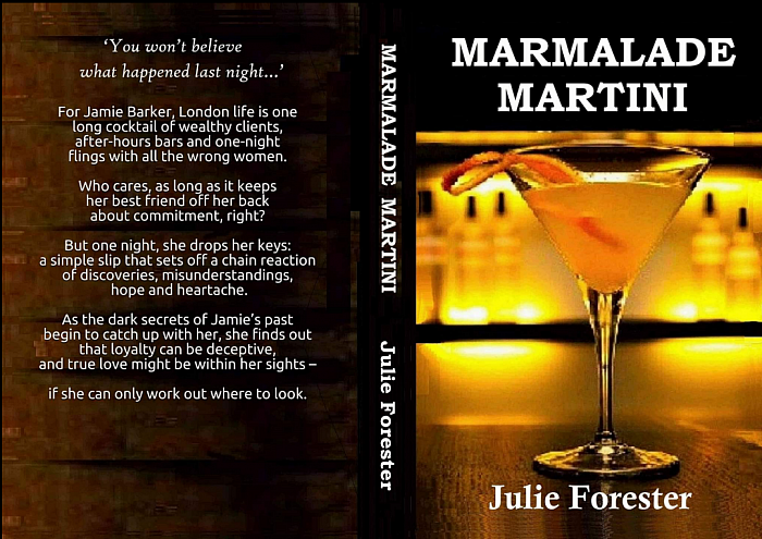 Paperback and eBook cover sleeve for Julie's own published book.